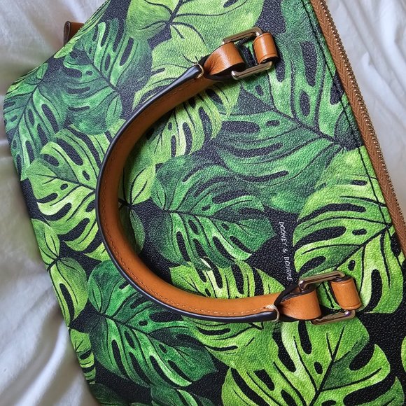 Dooney & Bourke Monstera Purse - Handbag - Zip Satchel - Picture 6 of 13